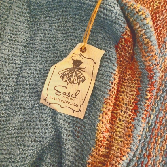 Easel Boho Duster Cardigan Sweater - Picture 9 of 9